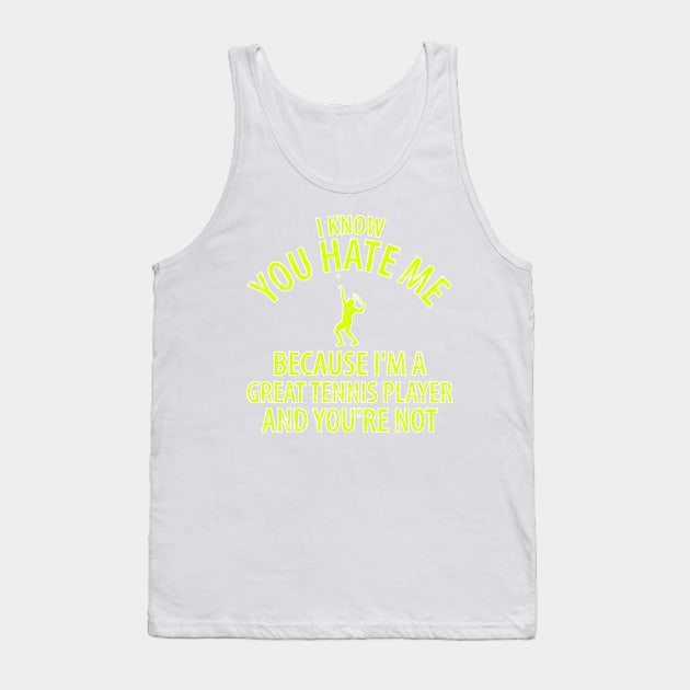 Tennis Tank Top by Johnny_Sk3tch